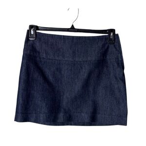 Express Y2K Jean‎ Mini Skirt 4 Denim 90s Festival E Girl Blue Rave Whimsi…